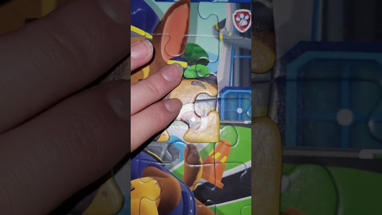 The last piece Chase 🐕 Paw Patrol 