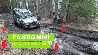 Pajero MINI H58  в грязи