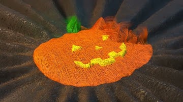 Spooky Pumpkin Stitch Animation | Houdini & Karma Render