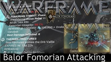 Warframe - Balor Fomorian Attacking Pluto!