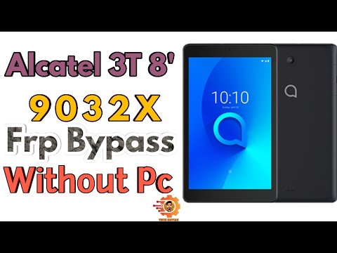 Alcatel 3T 8' ( 9032X) Frp Bypass / Google Account Unlock. Android 10 2023