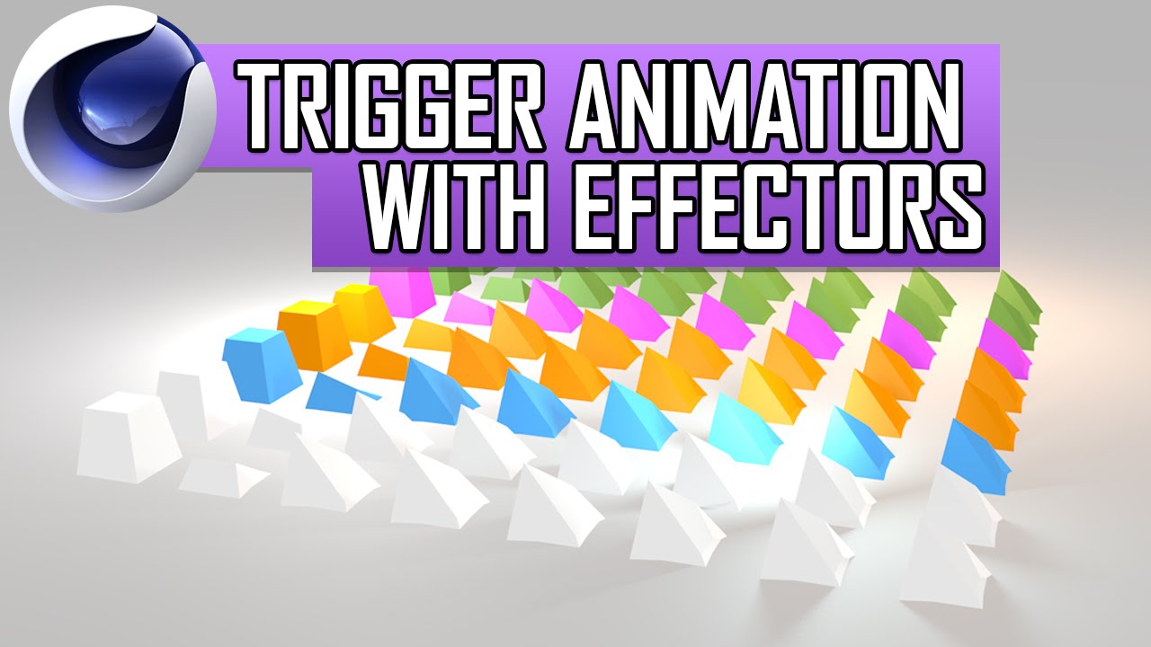 Cinema 4D Tutorial Trigger Animation With An Effector YouTube