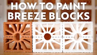 Download lagu How to Paint Breeze Blocks | Tile 101 by Clay Imports