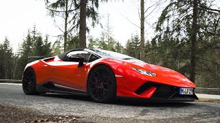 MOUNTAIN RUN -  Huracan Performanté spyder | 4K