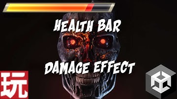Unity Playmaker Gradual Health Bar Damage Effect