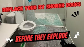 Get Rid Of That RV Shower Door Before It Explodes
