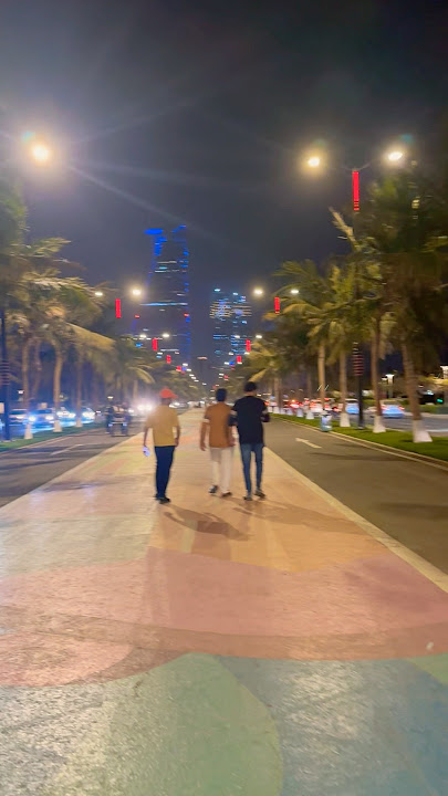 Jeddah Night View || Jeddah Corniche|| jeddah Hilton tower