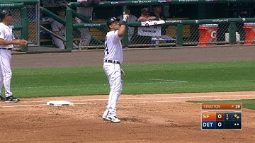 SF@DET: Cabrera gives Tigers lead with an RBI single
