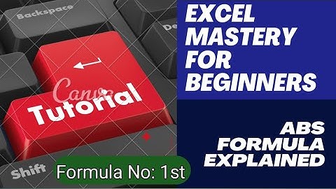 Abs formula excel #excelformula #exceltips #function #excel #exceltricks
