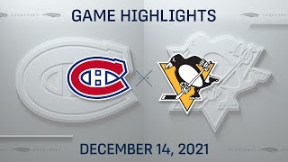 NHL Highlights | Canadiens vs. Penguins - Dec. 14, 2021
