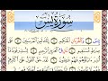 سورة يس مكتوبة بصوت عبد الرشيد صوفي Surah Yassein برواية شعبة عن عاصم