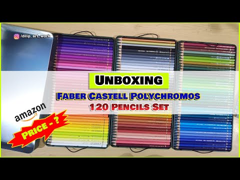 Unboxing the 120 Faber-Castell Polychromos Colored Pencils