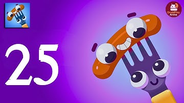 Fork N Sausage Gameplay Walkthrough Levels 722–764 | Mobile Puzzle Challenge | Droid Play Arena