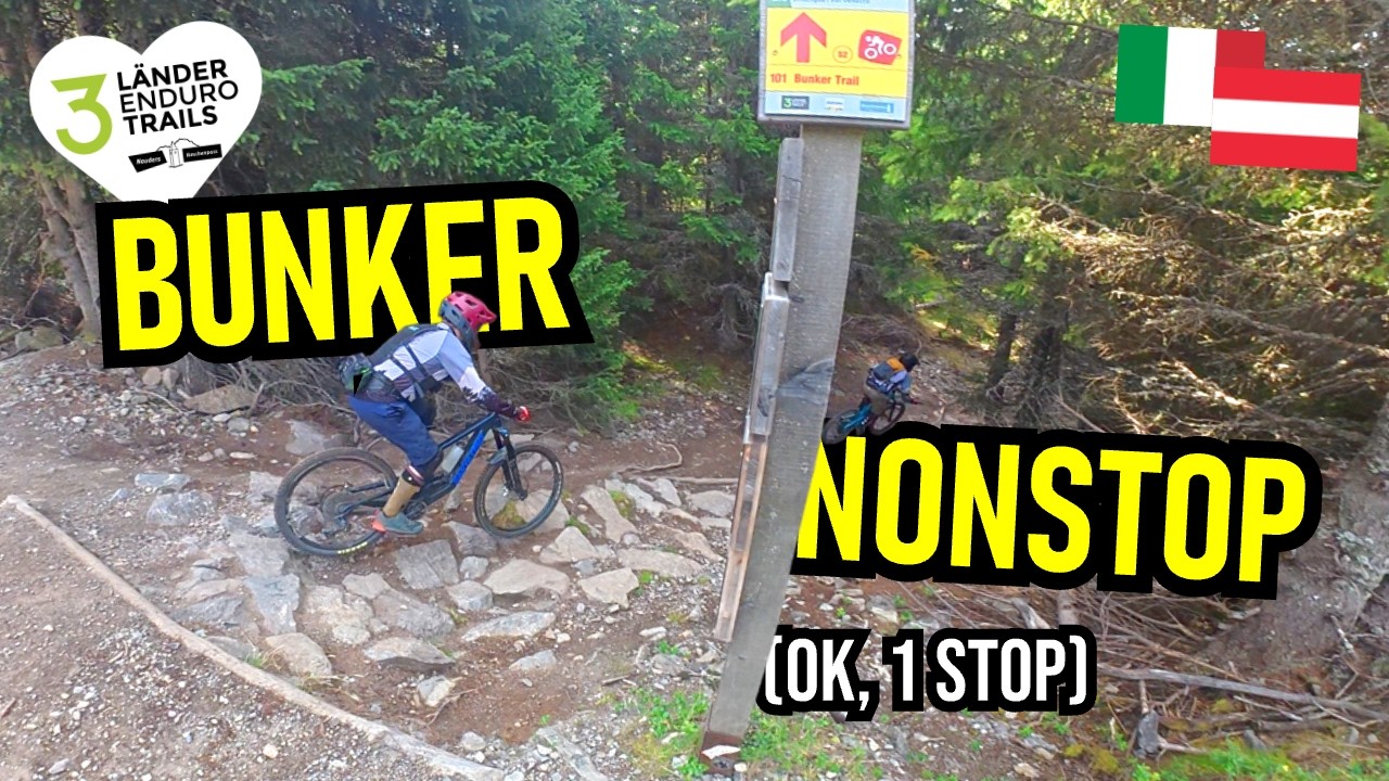 NAUDERS RESCHEN Da schepperts: Bunkertrail 🔴 Full RAW / Mountainbike MTB 3-Länder Enduro Trails