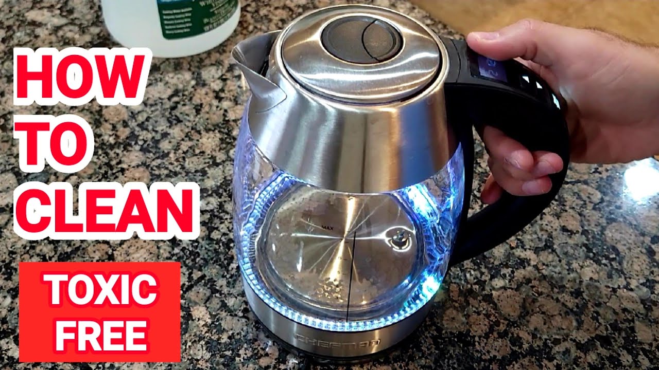 How to Clean Kettle Chefman Electric Kettle 