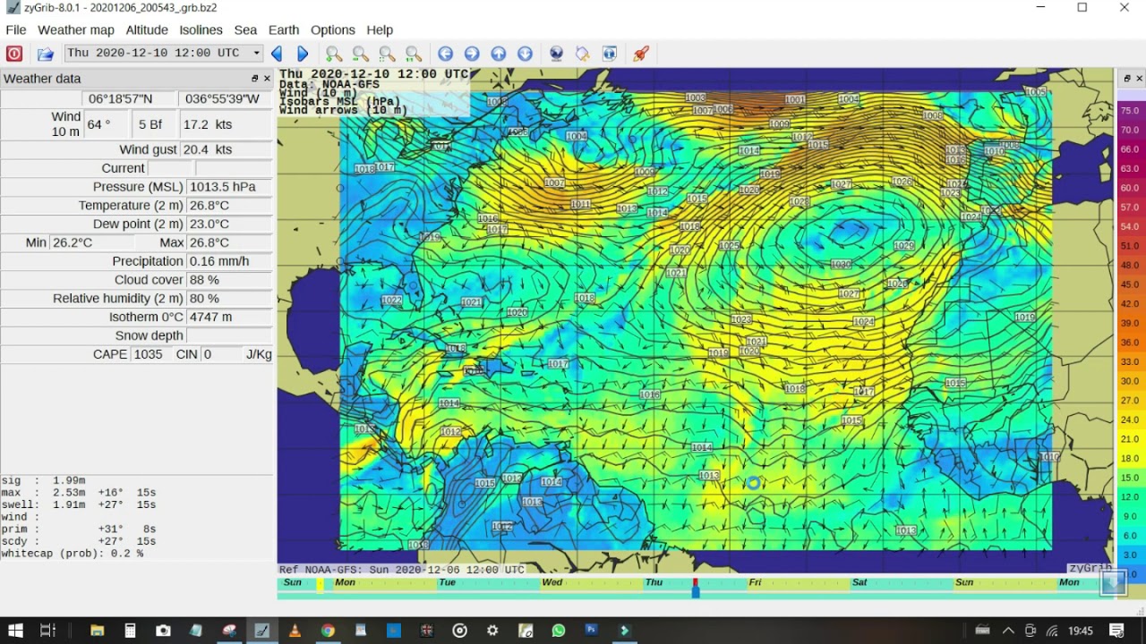 Sailing Solo Across the Atlantic - Weather Routing