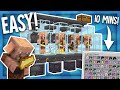 The Easiest Automatic Minecraft Piglin Trading Farm! 5 Double Chests Per Hour! 1.16