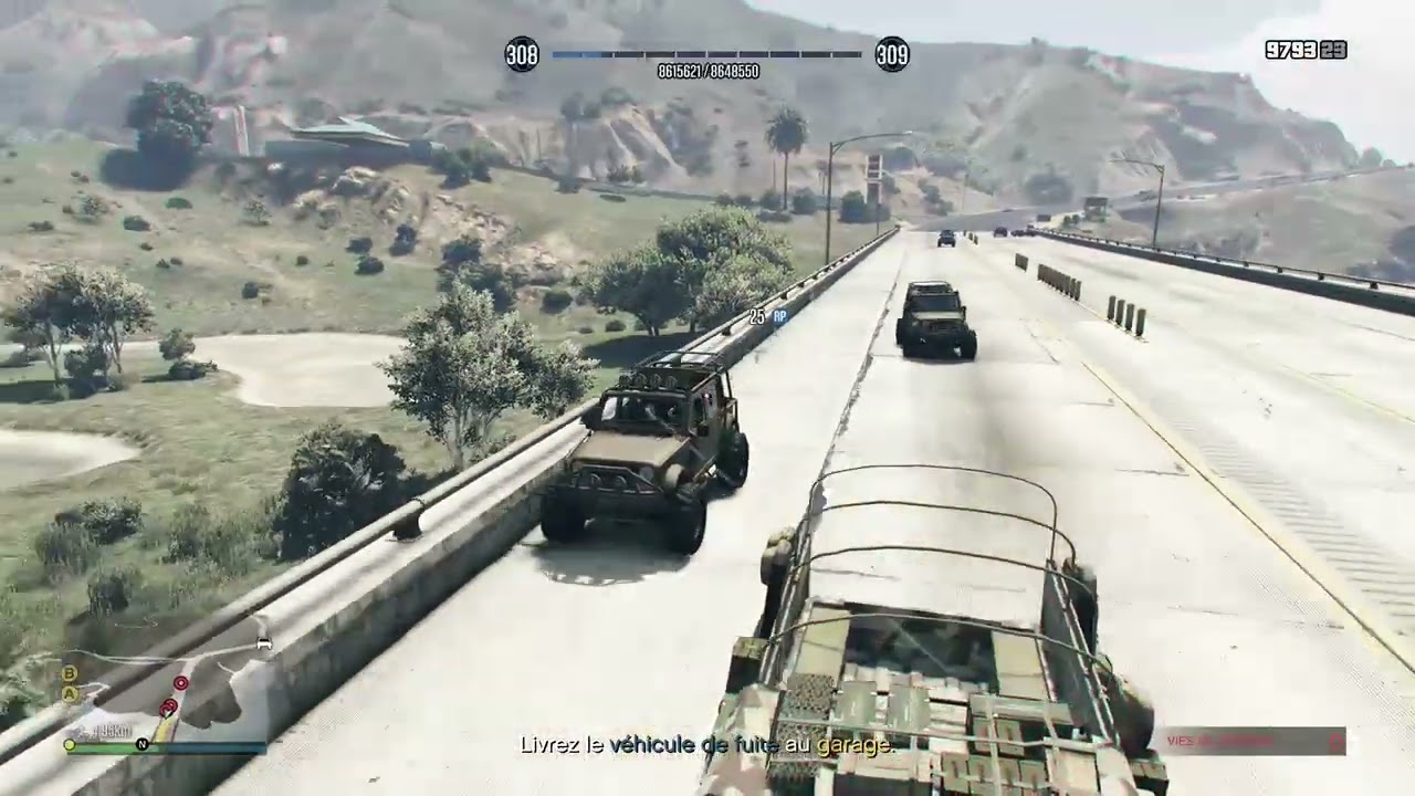 mission de Vincent le véhicule de fuite