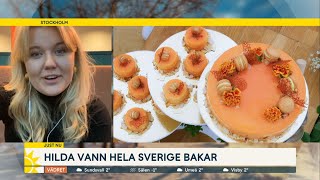 Hilda vann årets Hela Sverige bakar: "Jag är en sjuk tävlingsmänniska" - Nyhetsmorgon (TV4)