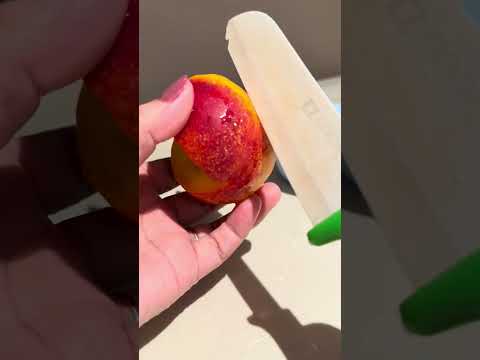 Asmr💢Ripe Red Plum #fruit #plum #yummy #opening #peeling #shortvideo #eating #shortsfeed #fyp #yt