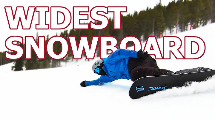 Attempting to Carve the Worlds Widest Snowboard fe...