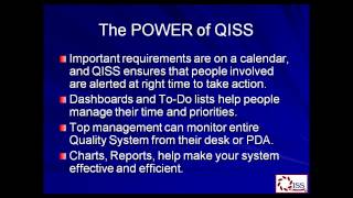 INTRODUCTION TO QUALITY MANAGEMENT SOFTWARE QISS