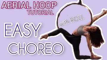 Aerial Hoop Tutorial: Easy Beginner choreography with ROLL