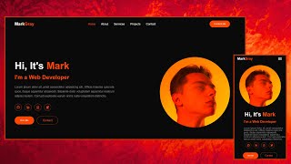 How to Create a Portfolio Website Using Only HTML CSS & JS | Hindi Tutorial for Beginners