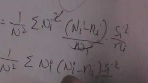 Allocation of Sample Size