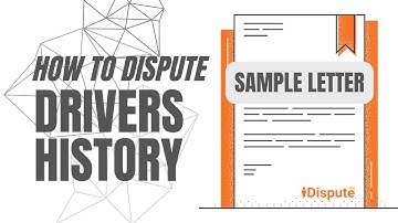 Drivers History Report - How to Dispute - iDispute - Online Document Creator & Editor
