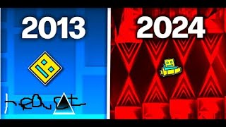 reacting to the history of the hardest levels in geometry dash