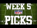 NFL Week 5 Picks 2020 - YouTube