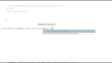 Android Studio Shortcut Button setOnClickListener - Fast Way