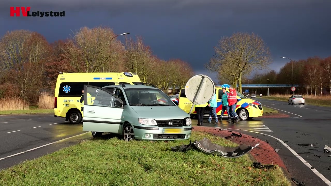 Twee ongevallen kort na elkaar op Visarenddreef