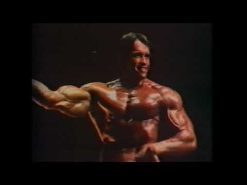 Arnold Schwarzenegger beim Mr. Olympia 1980