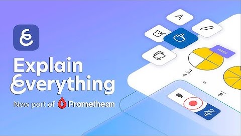 Explain Everything - Save & Export Projects