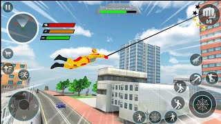 police robot rope hero game 3d video |  game 3d gameplay | police robot rope hero game 3d android screenshot 4