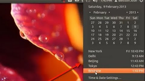 Ubuntu 12.04 - Display Time of Multiple Cities or Time Zones (Time in other locations)