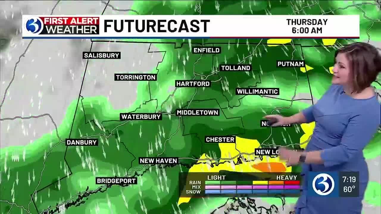 FORECAST: First Alert issued for rain that may impact the Thursday ...
