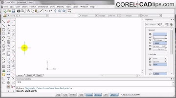 CorelCAD - How do you execute a command in CorelCAD
