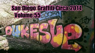 San Diego Graffiti Volume 55 Circa 2014 CameraMan George Camera Clan