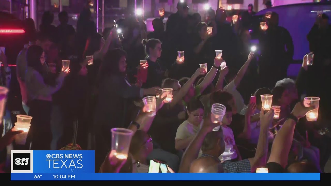 Everman community holds candlelight vigil for missing 6-year-old