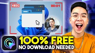 How to Record Your SCREEN & WEBCAM! *FREE & NO DOWNLOADS* (FocuSee)