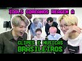 IDOLS COREANOS REAGEM A MUSICAS BRASILEIRAS feat. BLANC7