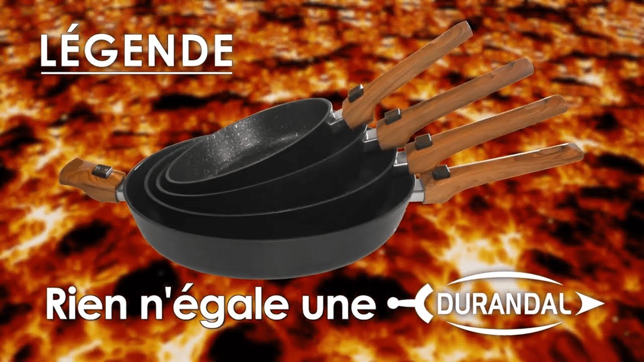 Couvercle Universel Poêle 32cm Durandal - Verre Et Inox, Reniflard, Isolant