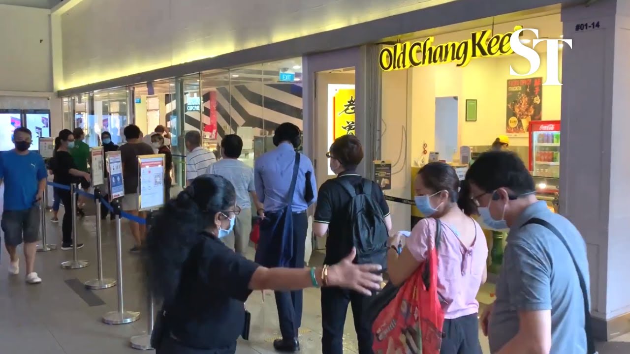 Vaccination-differentiated safe management measures at Parkway Parade