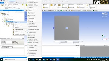 Plate with Hole (without Washer) | Ansys | Pranita Thakur
