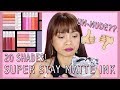 MAYBELLINE SUPER STAY MATTE INK UN-NUDE + COMPLETE 20 SHADES SWATCHES, REVIEW, WEAR TEST!