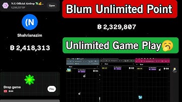Blum Unlimited Way Point Earn🥱🚬🤑 #blum #mining #unlimited #Telegram #miniapp