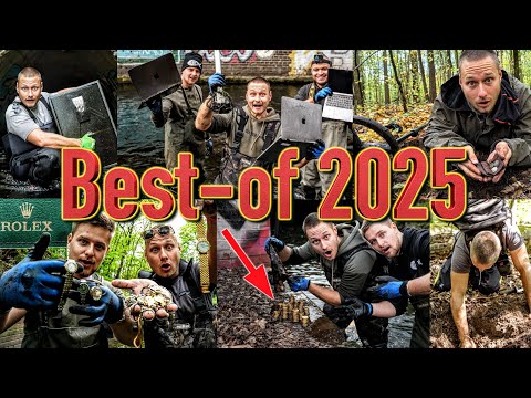 The BEST FINDS 2025 💰 (Treasure hunting with metal detector & magnet fishing)